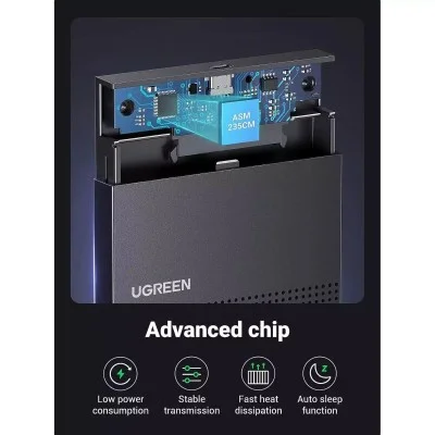 Ugreen 2.5 Inch Hard Drive Box - Black